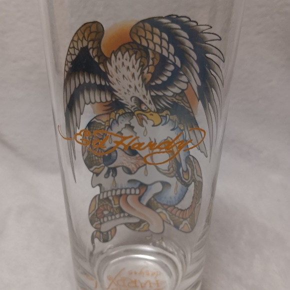 VTG. Don Ed Hardy Drinking Glass - Picture 2 of 4